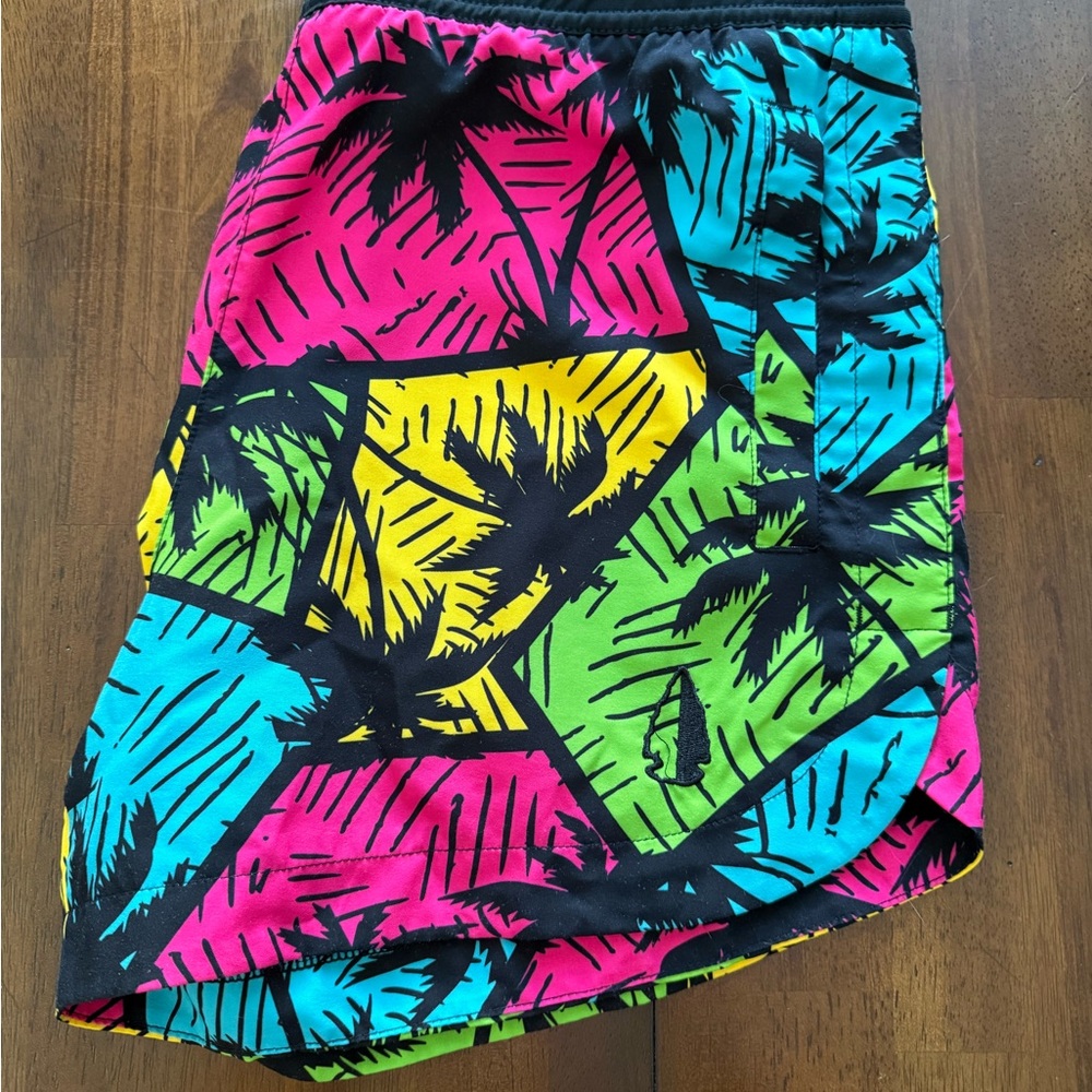 Tropical Print Women's Athletic Shorts